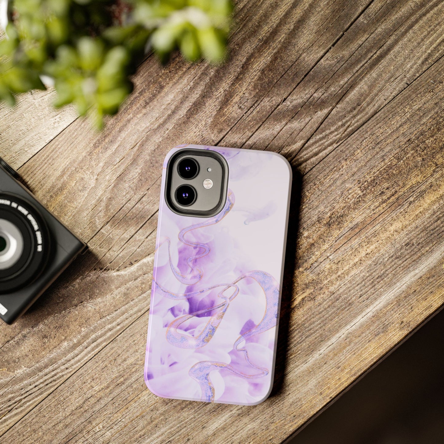 Elegant Lavender Phone Case, Artistic Tough Case, Unique Phone Cover, Stylish Protective Case, Gift for Her, Trendy Phone Accessory