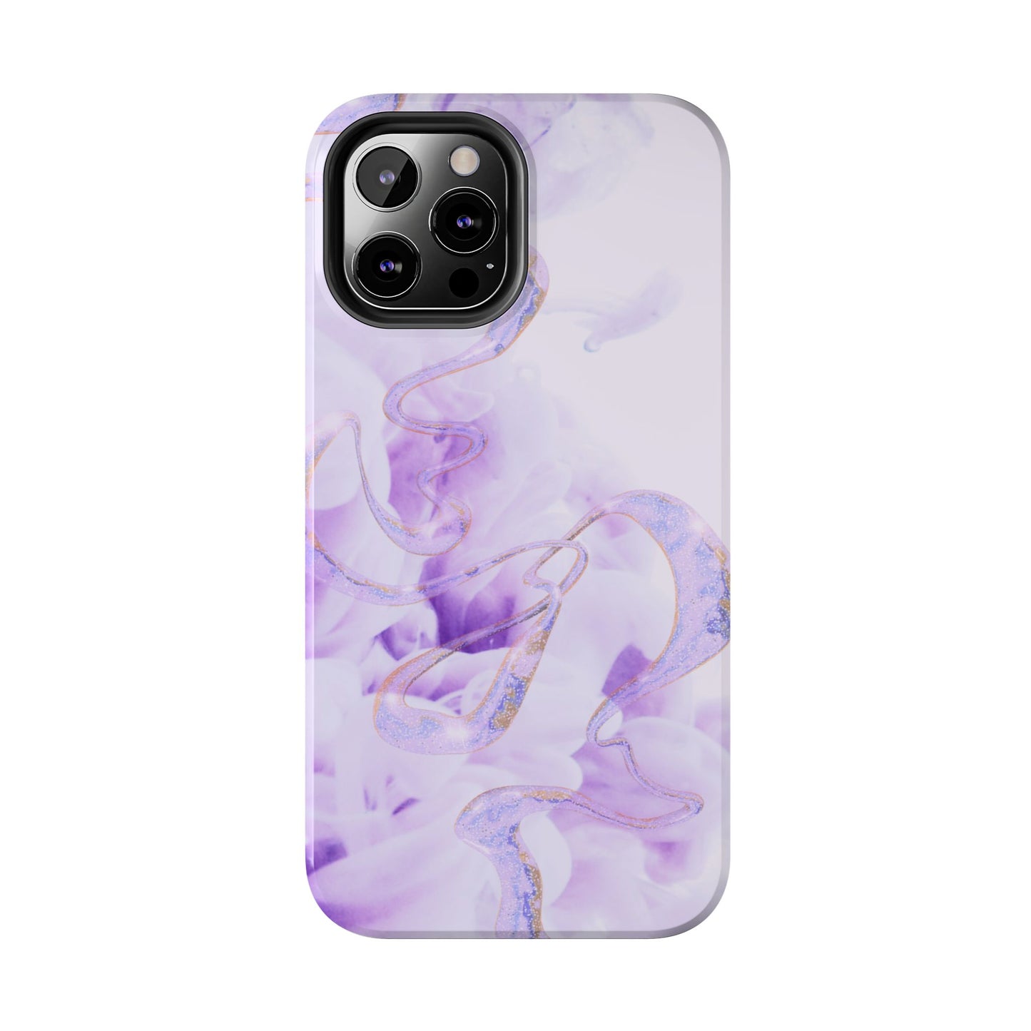 Elegant Lavender Phone Case, Artistic Tough Case, Unique Phone Cover, Stylish Protective Case, Gift for Her, Trendy Phone Accessory