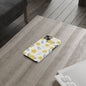 Floral Slim Phone Case - Yellow Flower Design