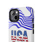 USA Flag Tough Phone Case - Durable, Patriotic Protection for All Occasions