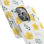 Floral Slim Phone Case - Yellow Flower Design