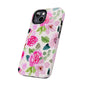 Pink Floral Tough Phone Case - Durable Phone Protection for Faith-Focused Individuals