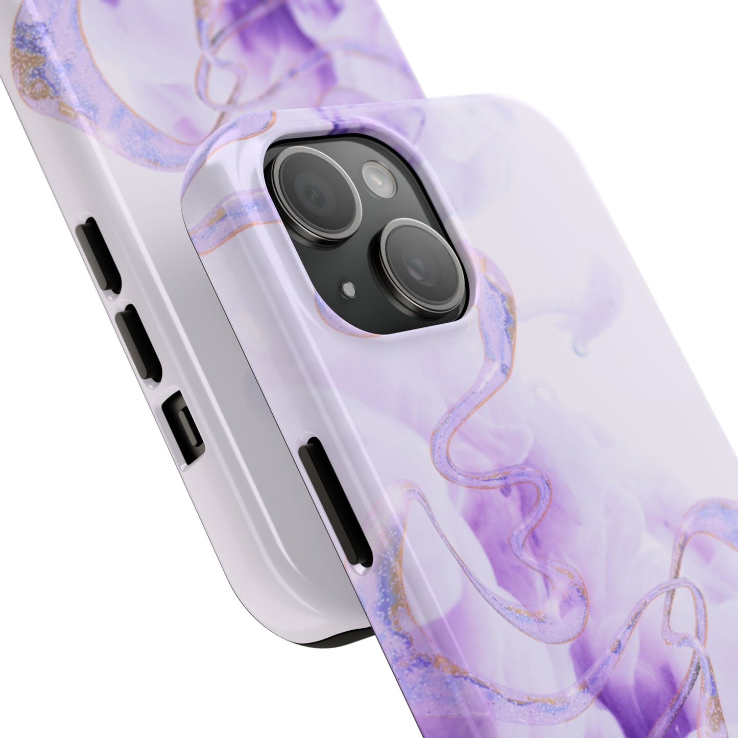 Elegant Lavender Phone Case, Artistic Tough Case, Unique Phone Cover, Stylish Protective Case, Gift for Her, Trendy Phone Accessory