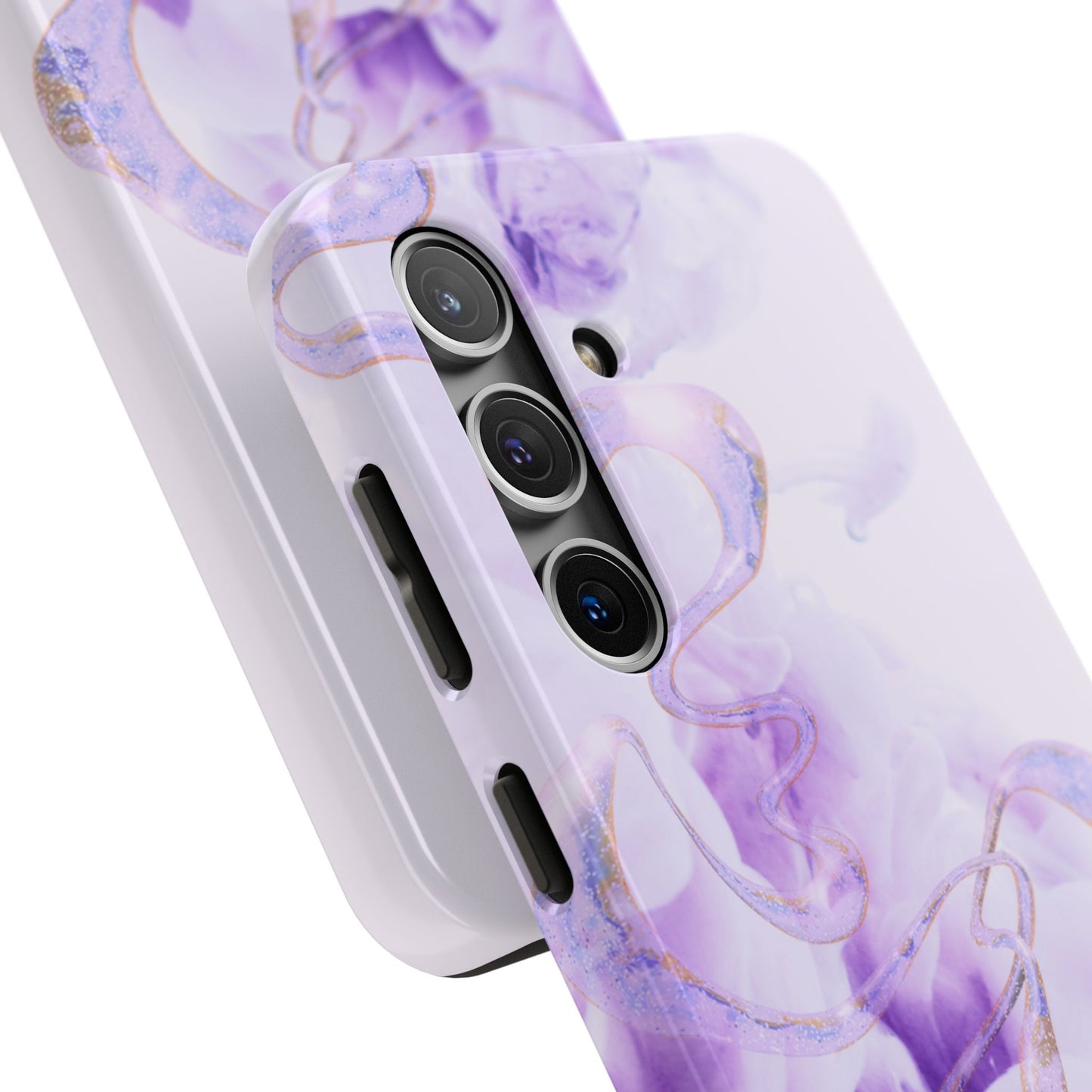 Elegant Lavender Phone Case, Artistic Tough Case, Unique Phone Cover, Stylish Protective Case, Gift for Her, Trendy Phone Accessory