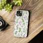 Floral Slim Phone Case - Elegant Botanical Design for Nature Lovers