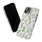 Floral Slim Phone Case - Elegant Botanical Design for Nature Lovers