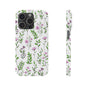Floral Slim Phone Case - Elegant Botanical Design for Nature Lovers