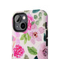 Pink Floral Tough Phone Case - Durable Phone Protection for Faith-Focused Individuals