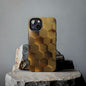Gold Hexagon Tough Phone Case - Durable Protection with a Luxe Gold Finish