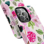 Pink Floral Tough Phone Case - Durable Phone Protection for Faith-Focused Individuals
