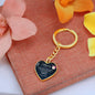 Mommy You are the World - Graphic Heart Keychain