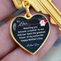 My Love -Mother's Day Graphic Heart Keychain