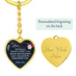 My Love -Mother's Day Graphic Heart Keychain