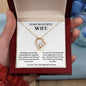 To My Beautiful Wife - Fate - Forever Love Necklace