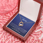 To My Caring Mom - My Rock - Forever Love Necklace