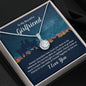 To My Beautiful Girlfriend - Hand In Hand - Eternal Hope Necklace
