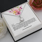 To My Bonus Daughter - Thank You - Eternal Hope Necklace