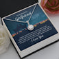 To My Beautiful Girlfriend - Hand In Hand - Eternal Hope Necklace