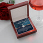 To My Beautiful Girlfriend - Hand In Hand - Eternal Hope Necklace