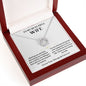 To My Beautiful Wife - My Life - Lucky In Love Pendant