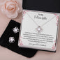Yo My Future Wife - Forever - Love Knot Earring & Necklace Set