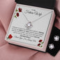 To My Future Wife - Promise - Love Knot Earring & Necklace Set