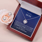 To The Best Mom - Friend - Love Knot Earring & Necklace Set