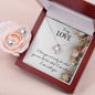 To My Love - I Love You - Love Knot Earring & Necklace Set