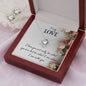 To My Love - I Love You - Love Knot Earring & Necklace Set