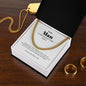 To My Man - True Love - Cuban Link Chain