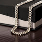To My Man - True Love - Cuban Link Chain
