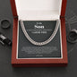 To My Son - Lift You Up - Cuban Link Chain
