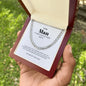 To My Man - True Love - Cuban Link Chain
