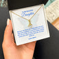 To My Beautiful Daughter - Happiness - Alluring Beauty Necklace