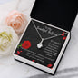 To My Beautiful Girlfriend - I Adore You - Alluring Beauty Necklace
