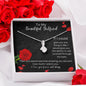 To My Beautiful Girlfriend - I Adore You - Alluring Beauty Necklace