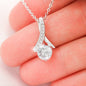 To My Beautiful Girlfriend - I Adore You - Alluring Beauty Necklace