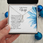 To My Amazing Wife - My Strength - Alluring Beauty Necklace