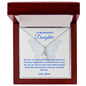 To My Beautiful Daughter - Happiness - Alluring Beauty Necklace