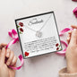 To My Soulmate - Your Kiss - Love Knot Necklace