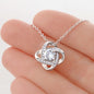 To My Bonus Daughter - Special - Love Knot Necklace