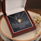 To My Daughter-Shining Star-Beautiful Love Knot Necklace