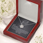 To My Daughter-Shining Star-Beautiful Love Knot Necklace