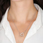 To My Granddaughter - I Promise - Interlocking Hearts Necklace