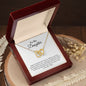 To My Daughter - Joy - Interlocking Hearts Necklace