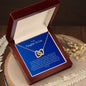 To My Daughter In Law - Family - Interlocking Hearts Necklace