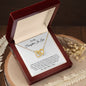 To My Daughter In Law - Interlocking Hearts Necklace