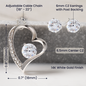 My Mother - My Friend - Forever Love Necklace and Cubic Zirconia Earring Set