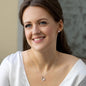 To My Future Wife - Your Smile - Forever Love Necklace and Cubic Zirconia Earring Set