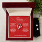 To The Woman I Love So Much - Forever Love Necklace and Cubic Zirconia Earring Set